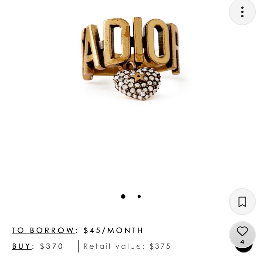 Dior Ring size 7.5